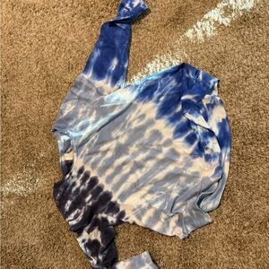 Lane Bryant Blue Tie-Dye Sweatshirt